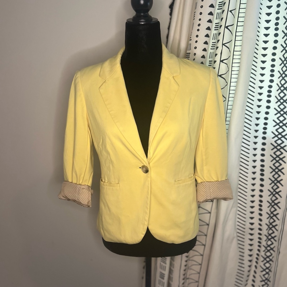Summer Blazer 💛 Butter Yellow